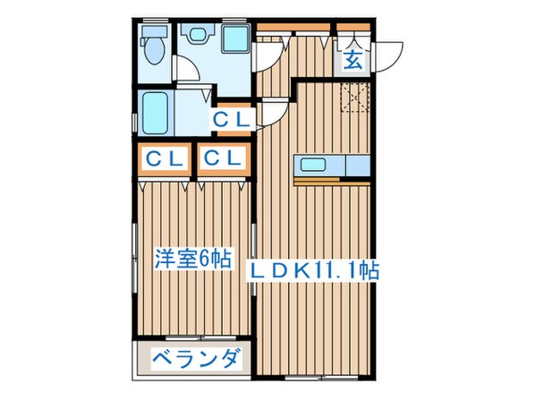 オリゾンＧ弐番館の物件間取画像